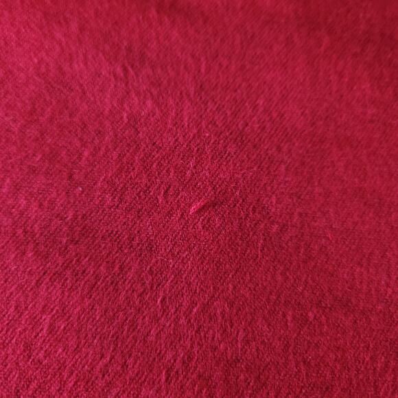 Saachi Scarf Wrap Shawl Red Gray Floral Botanical Reversible Fringe Artsy 75x25 - Picture 16 of 16